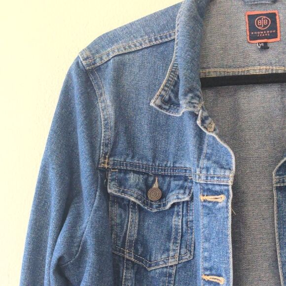 Boom Boom Jeans Classic Blue Denim Jacket - Picture 3 of 7
